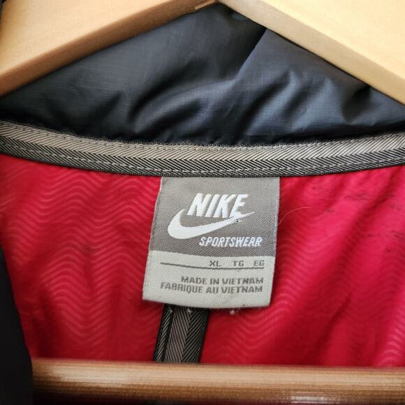 Nike Puffer Vest Mens Size XL Gray Duck Down Insulated 550 Fill Jacket *READ - Picture 5 of 13